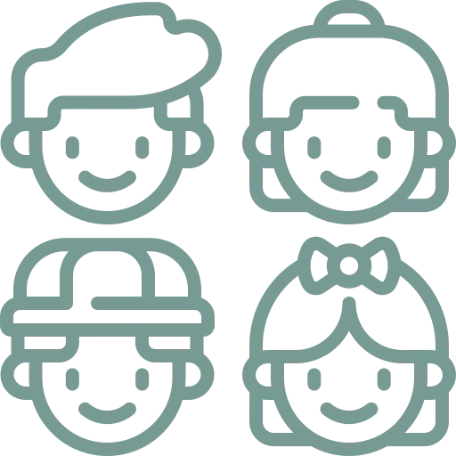 Parents et professionnels suivant un enfant sur Baby Link